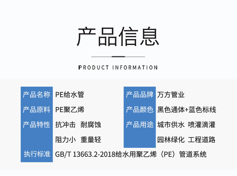 安徽萬方管業集團,PE管、MPP管、PVC管、PE給水管等管材