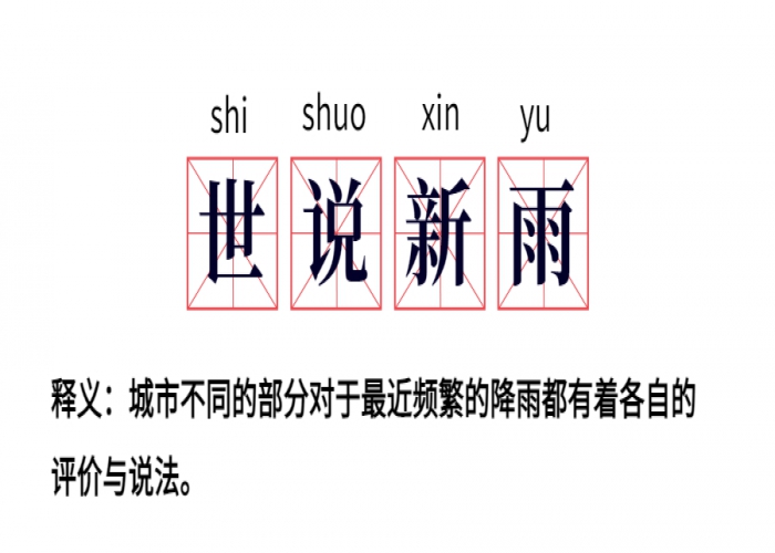 世說新“雨”｜ 春雨綿綿，聽聽你的城市在說啥？